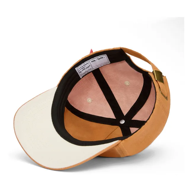 Outside Linen Curved Visor Cap | Camel