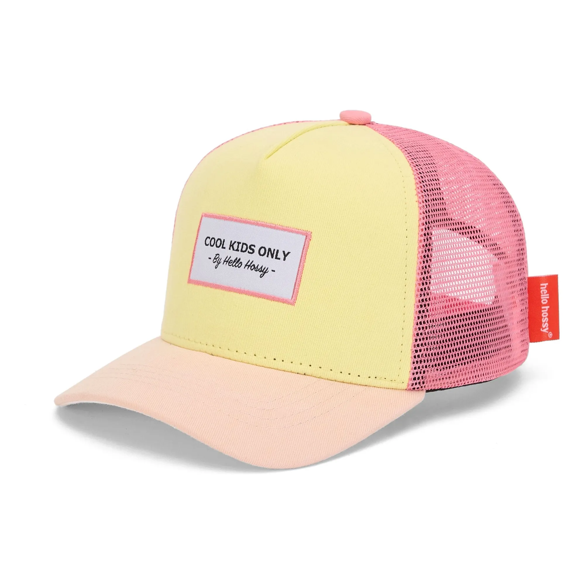 Hello Hossy Pale Yellow Trucker Chupa Curved Visor Cap