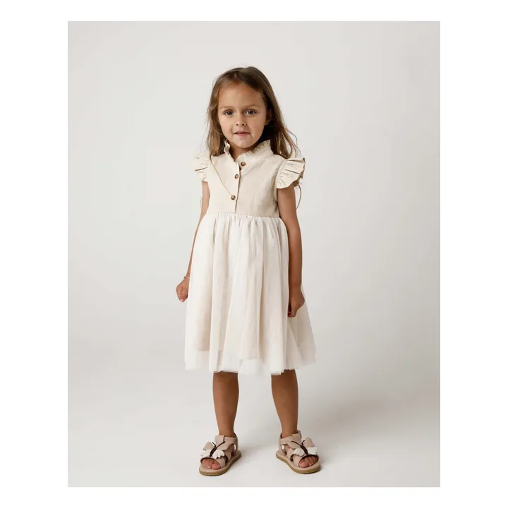Robe Fleurance | Sable- Image produit n°1