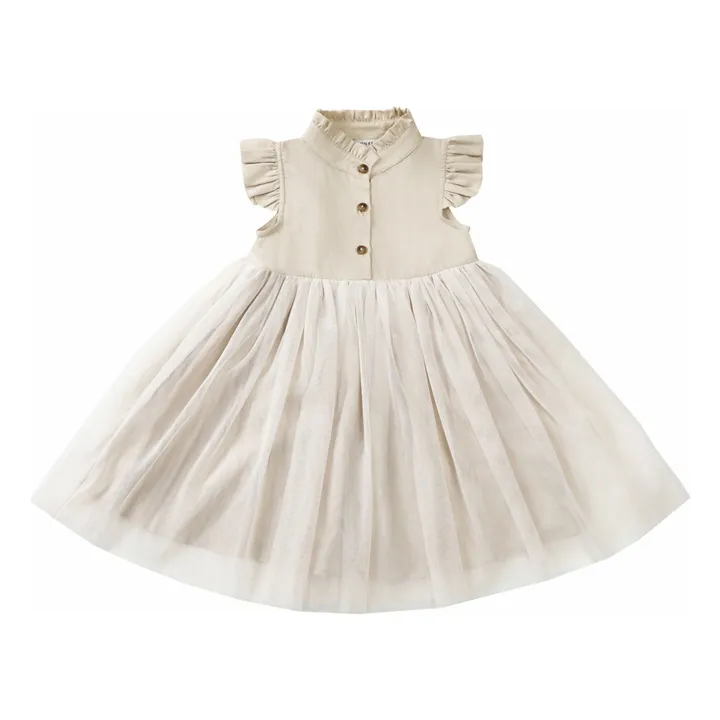 Robe Fleurance | Sable- Image produit n°0