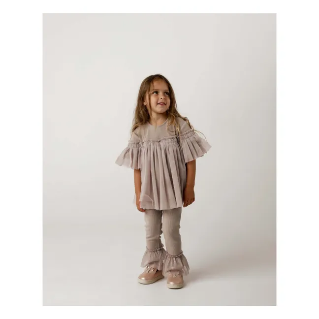 Camicetta in cotone biologico Leanze | Viola