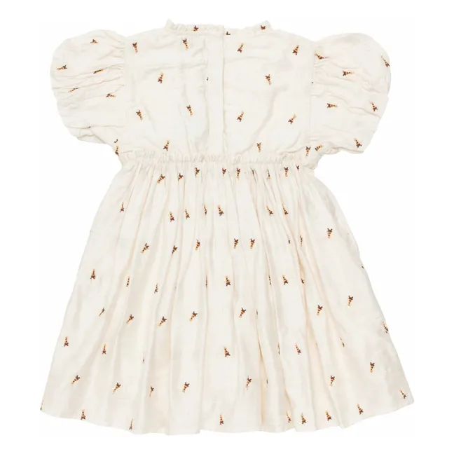 Robe Clarize Abeilles | Ecru
