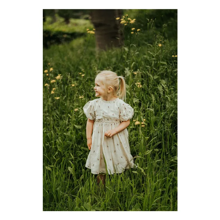 Robe Clarize Abeille | Ecru- Image produit n°1