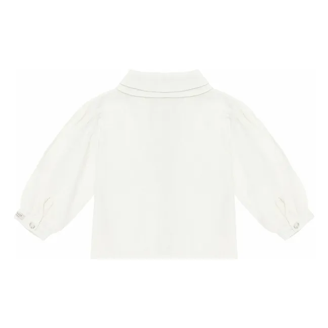 Blusa de lino Anoeche | Blanco