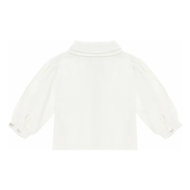Blouse Anoeche Lin | Blanc- Image produit n°3