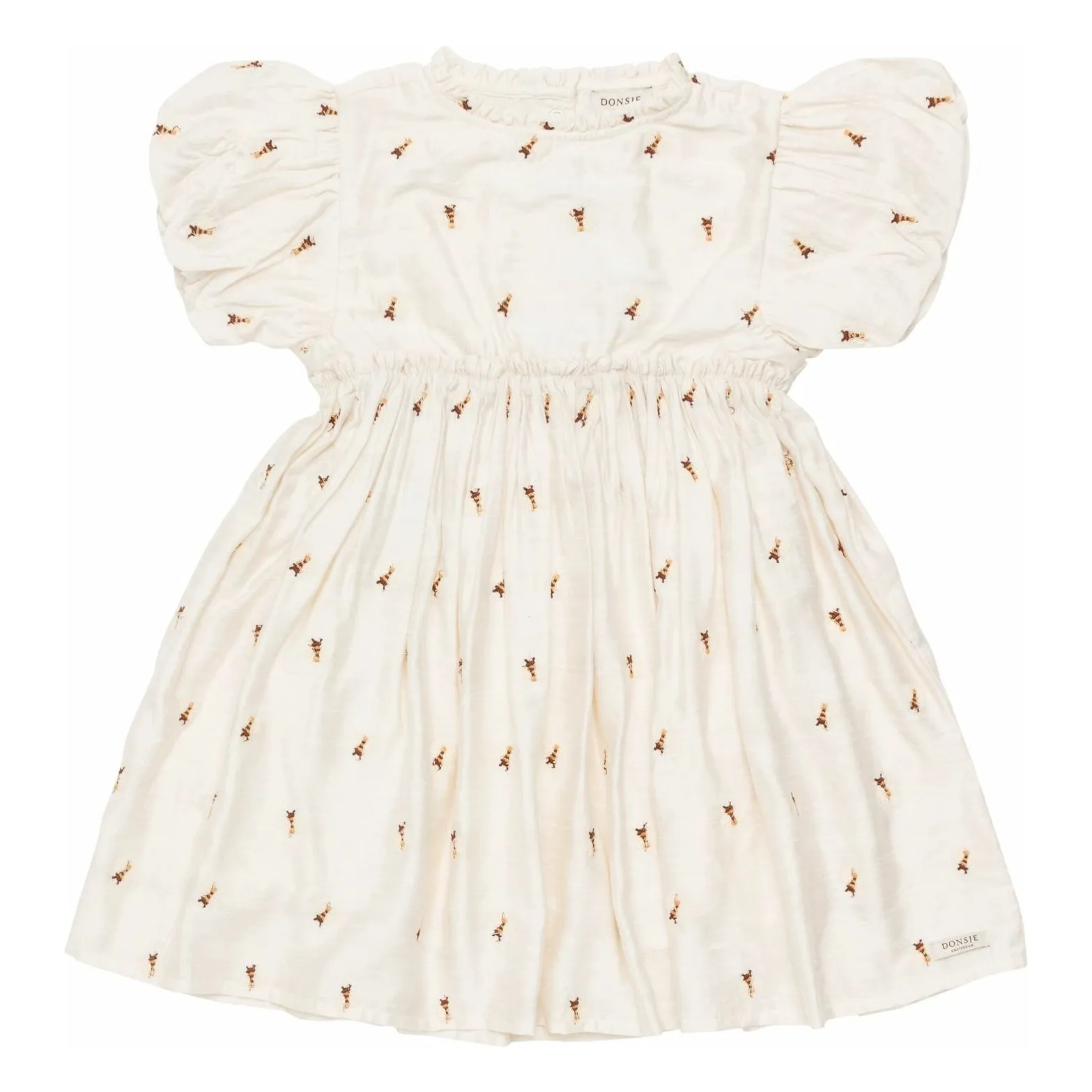 Donsje Ecru Clarize Abeilles Dress