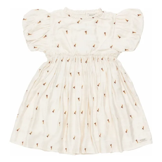 Robe Clarize Abeilles | Ecru