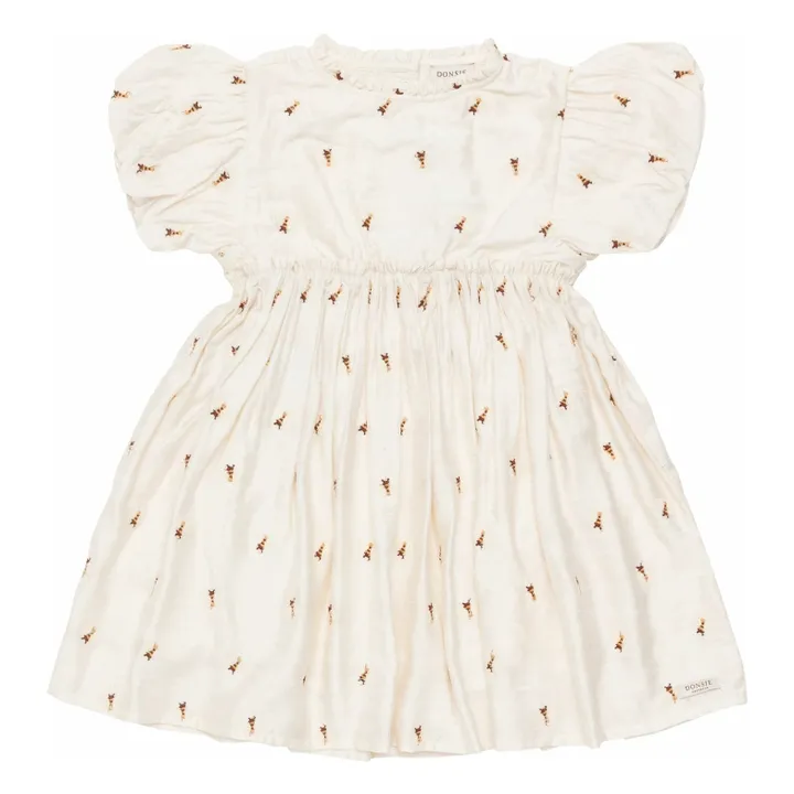 Robe Clarize Abeille | Ecru- Image produit n°0