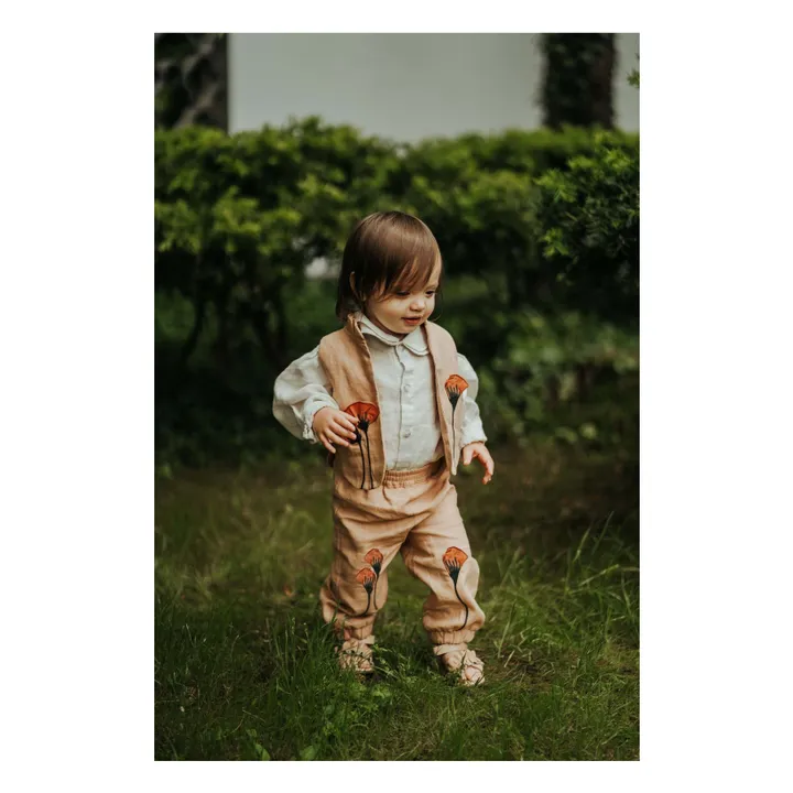 Blouse Anoeche Lin | Blanc- Image produit n°2