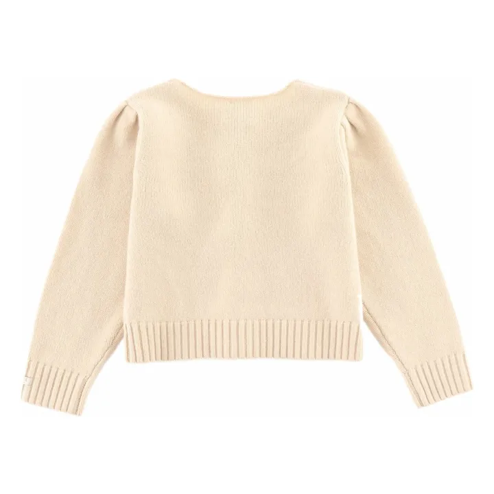 Cardigan in lana merino Amynda | Sabbia- Immagine del prodotto n°2