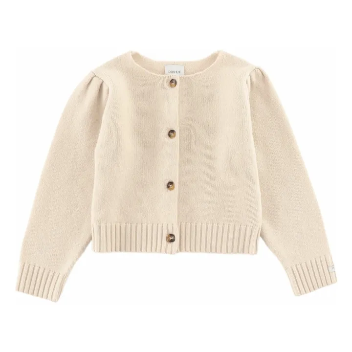Cardigan in lana merino Amynda | Sabbia- Immagine del prodotto n°0