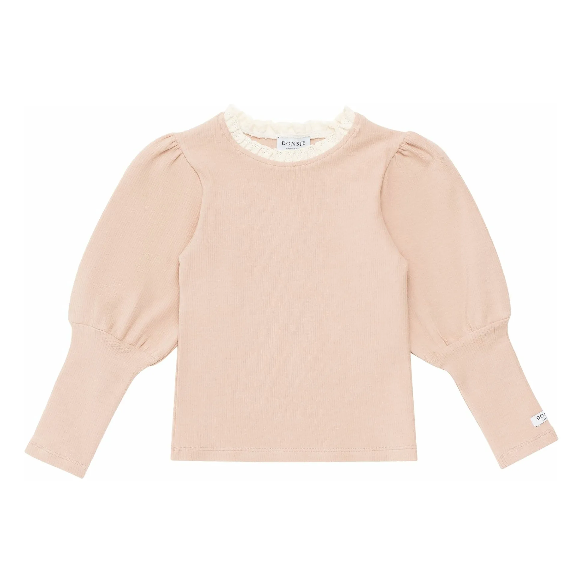 Donsje Pale Pink Raeven Organic Cotton T-Shirt