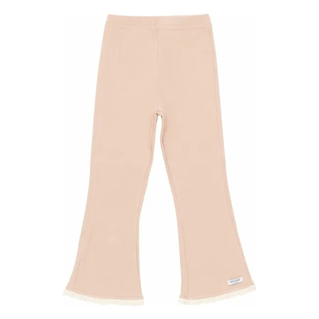 Pantalones de algodón ecológico Jentje | Rosa Pálido