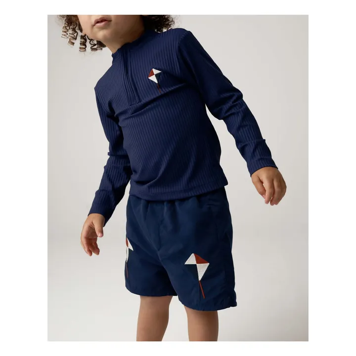 Short De Bain Mees Cerf-Volant | Bleu marine- Image produit n°1