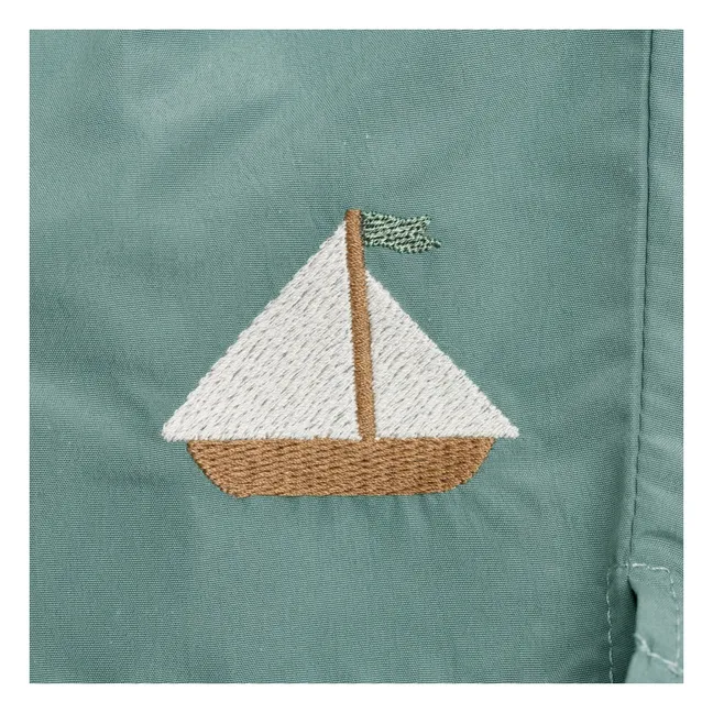 Pantaloncini da bagno Mees Bateau | Verde acqua