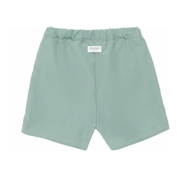 Short De Bain Mees Bateau | Green water- Product image n°1
