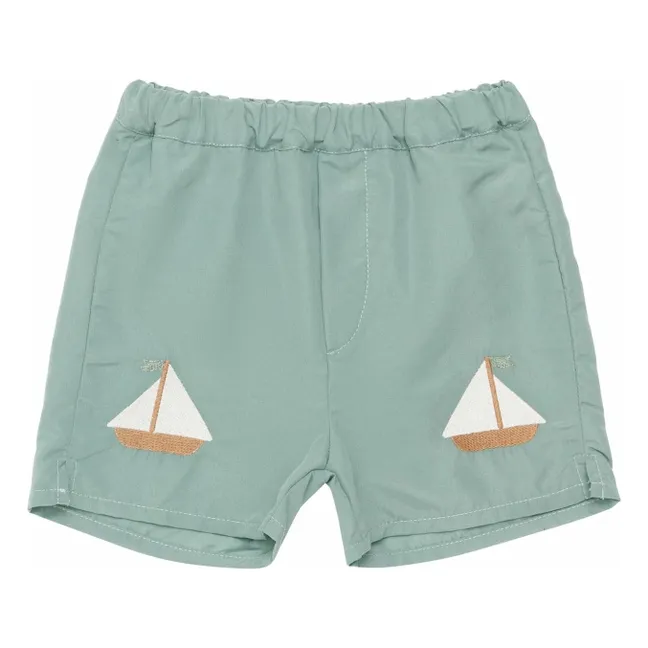 Pantaloncini da bagno Mees Bateau | Verde acqua