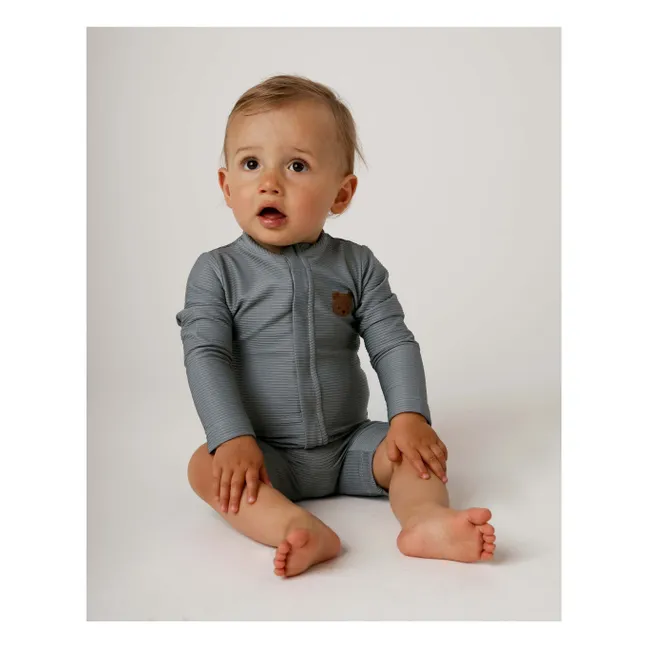 Tuta Monoah Bear con protezione UV Fibre riciclate | Grigio