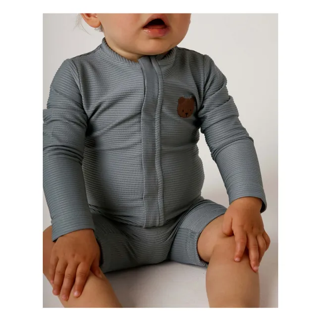 Tuta Monoah Bear con protezione UV Fibre riciclate | Grigio
