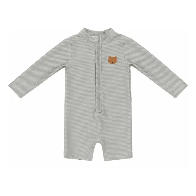 Tuta Monoah Bear con protezione UV Fibre riciclate | Grigio