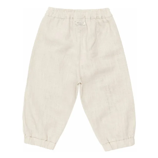 Anje Pantaloni in lino | Sabbia