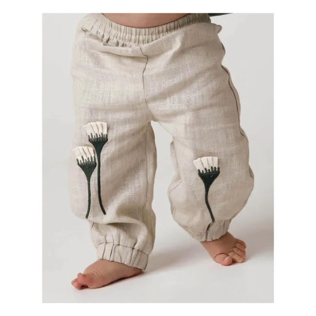 Anje Pantaloni in lino | Sabbia