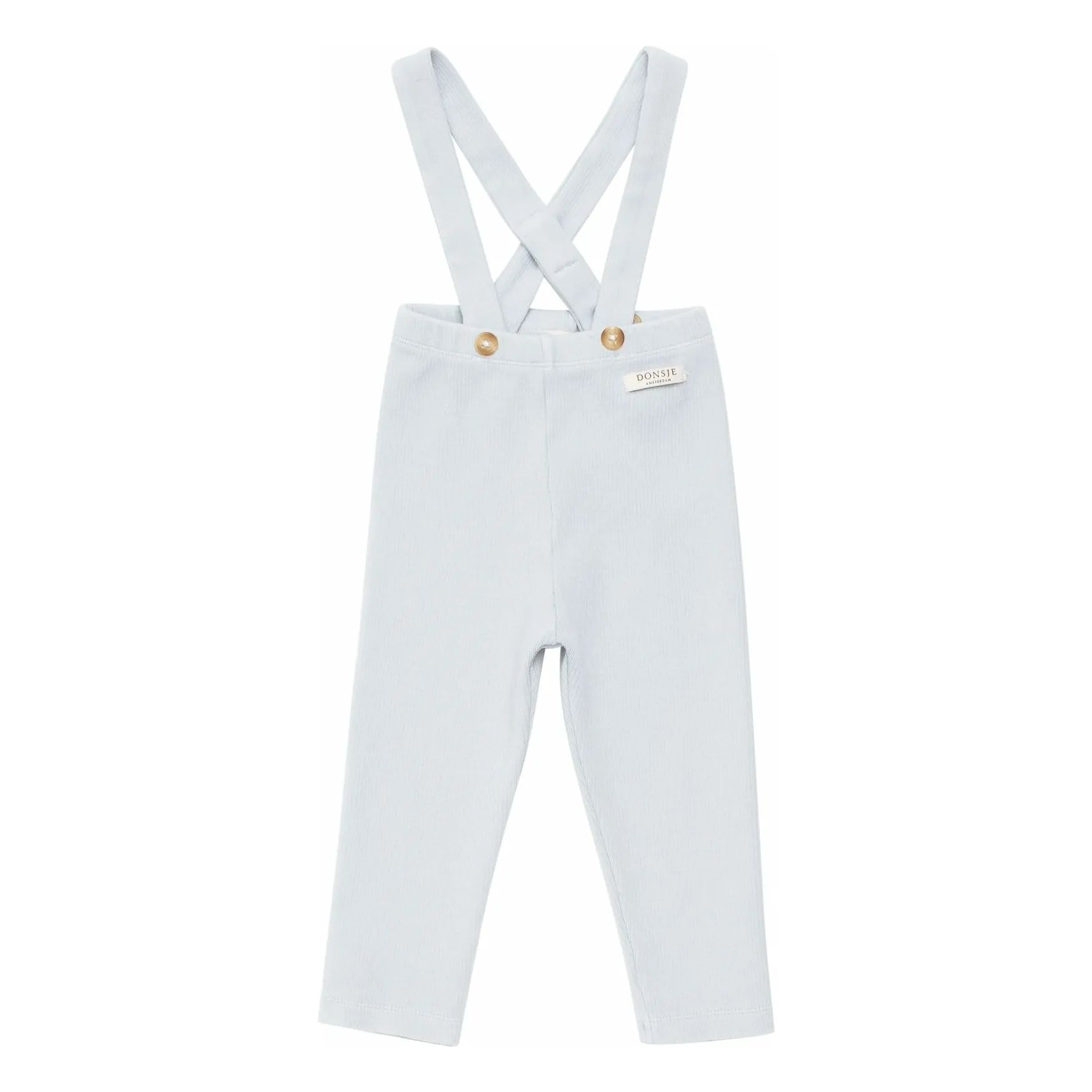 Donsje Light Blue Deno Organic Cotton Overalls