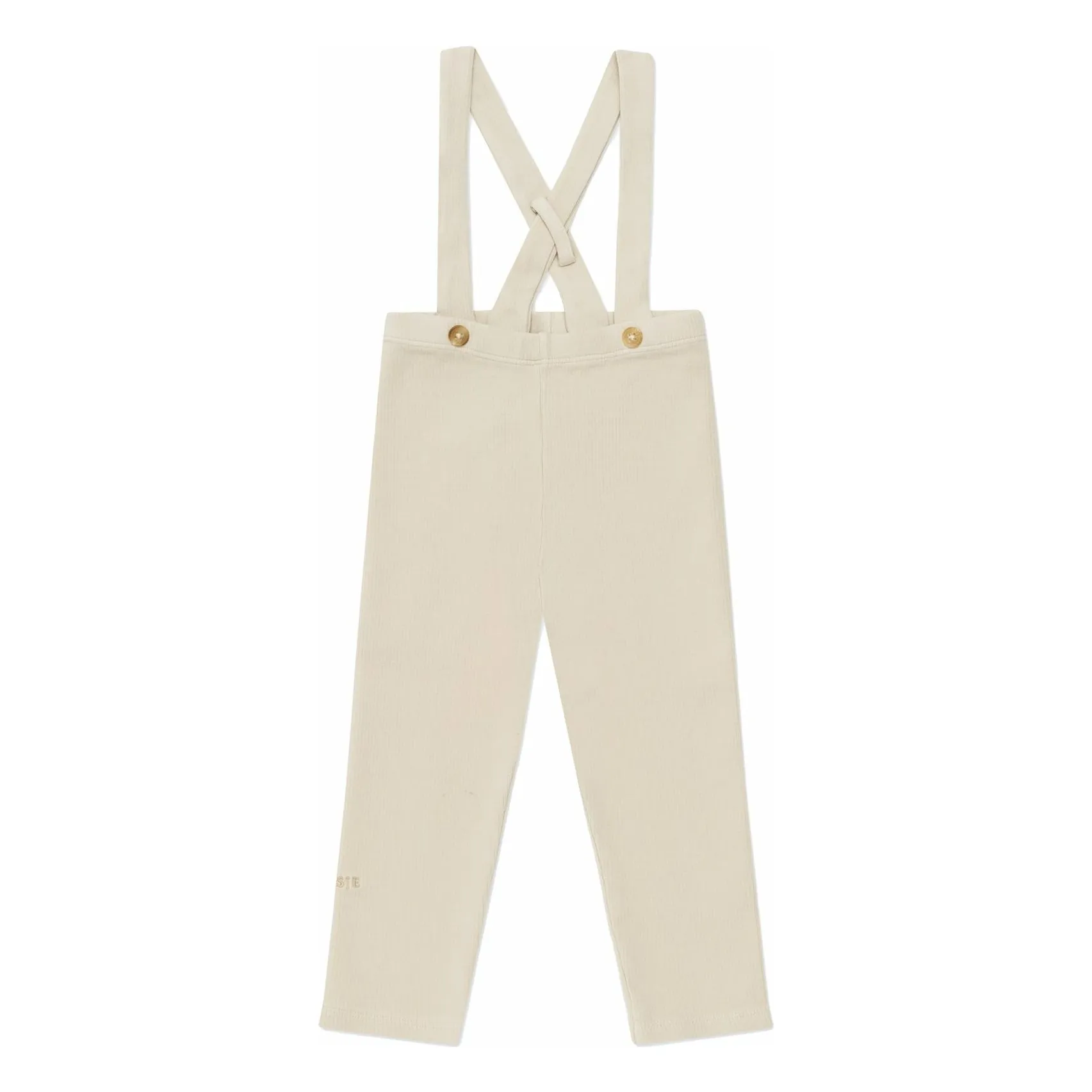 Donsje Beige Deno Organic Cotton Overalls