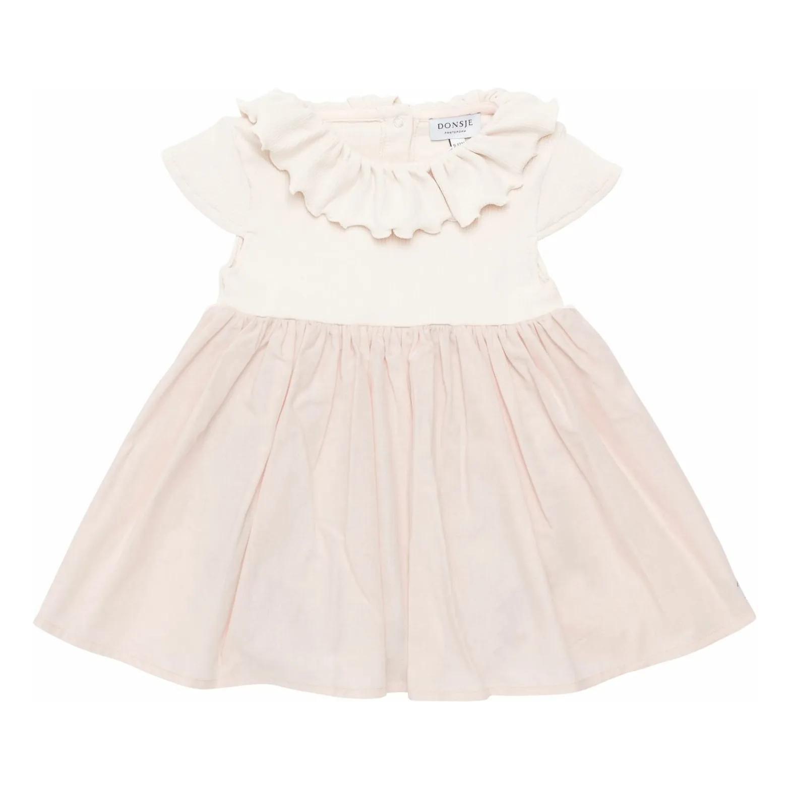 Donsje Pale Pink Brielle Organic Cotton Dress