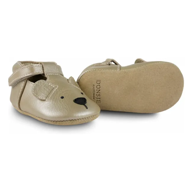 Pantofole a forma di orso Blinc | Dorato
