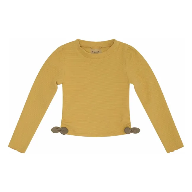 Camiseta Nia Anti-UV | Amarillo Mostaza