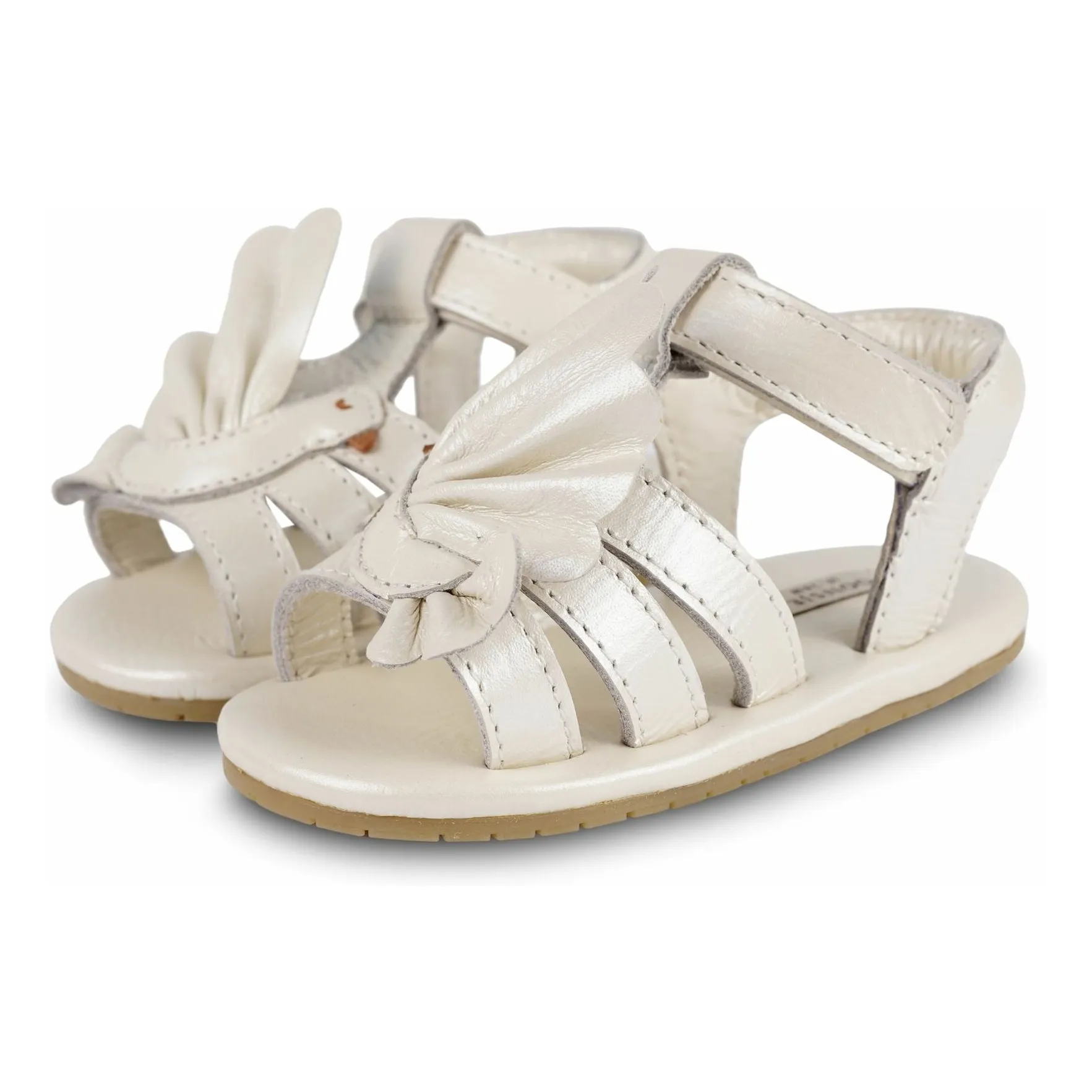 Donsje Silver Filoe Dove Sandals