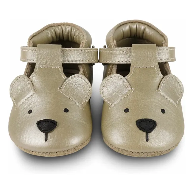 Hausschuhe Blinc Bär | Gold