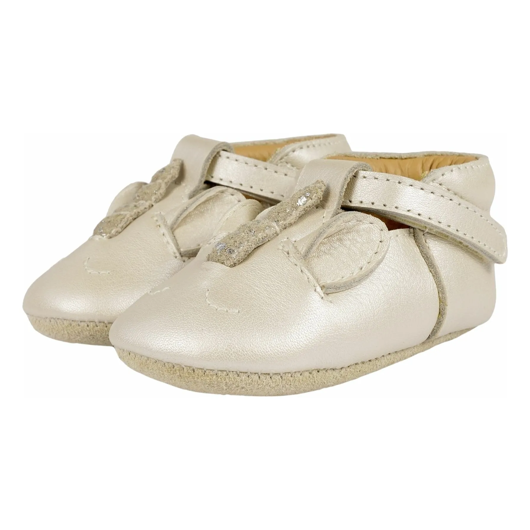 Donsje Silver Blinc Unicorn Slippers