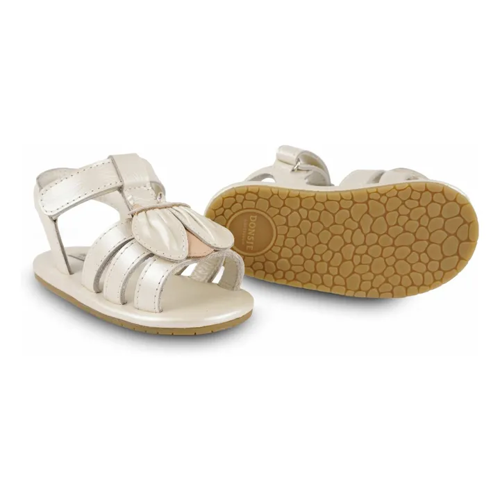 Tuti Sky Coccinelle sandals | Cream- Product image n°4