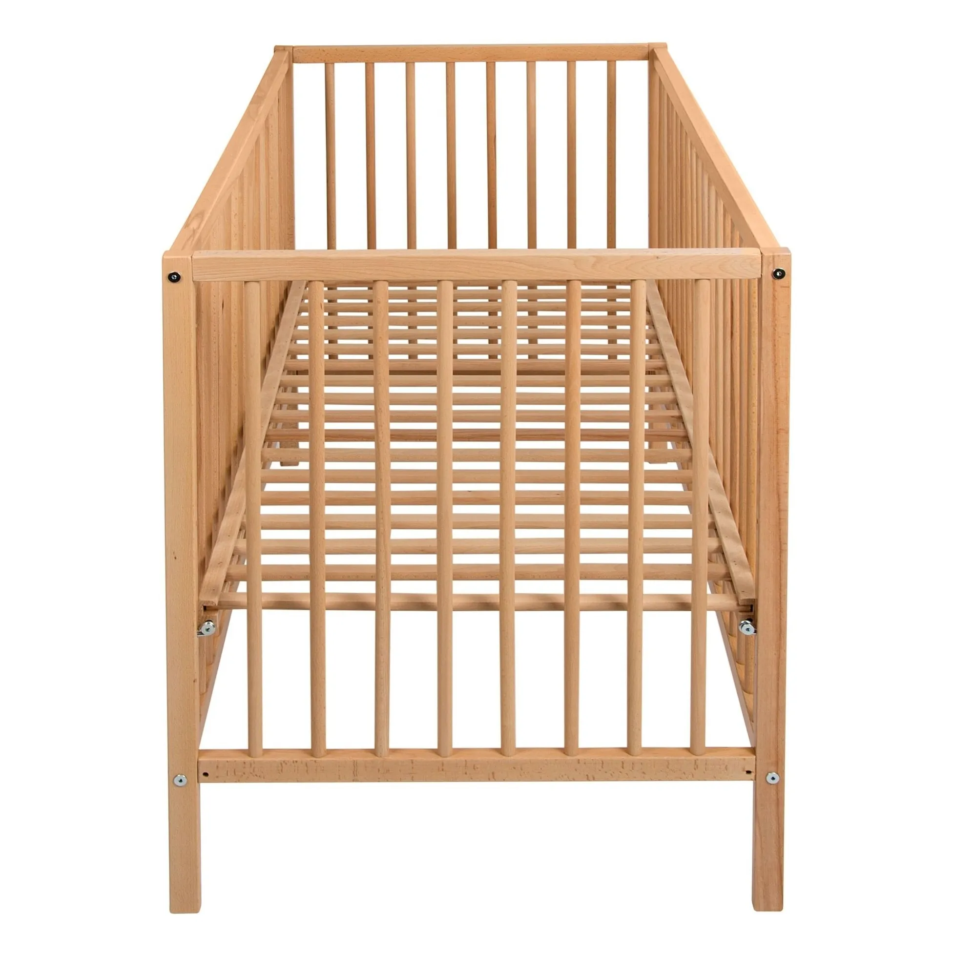 Lit bébé Lina 60x120 cm | Bois clair- Image produit n°4