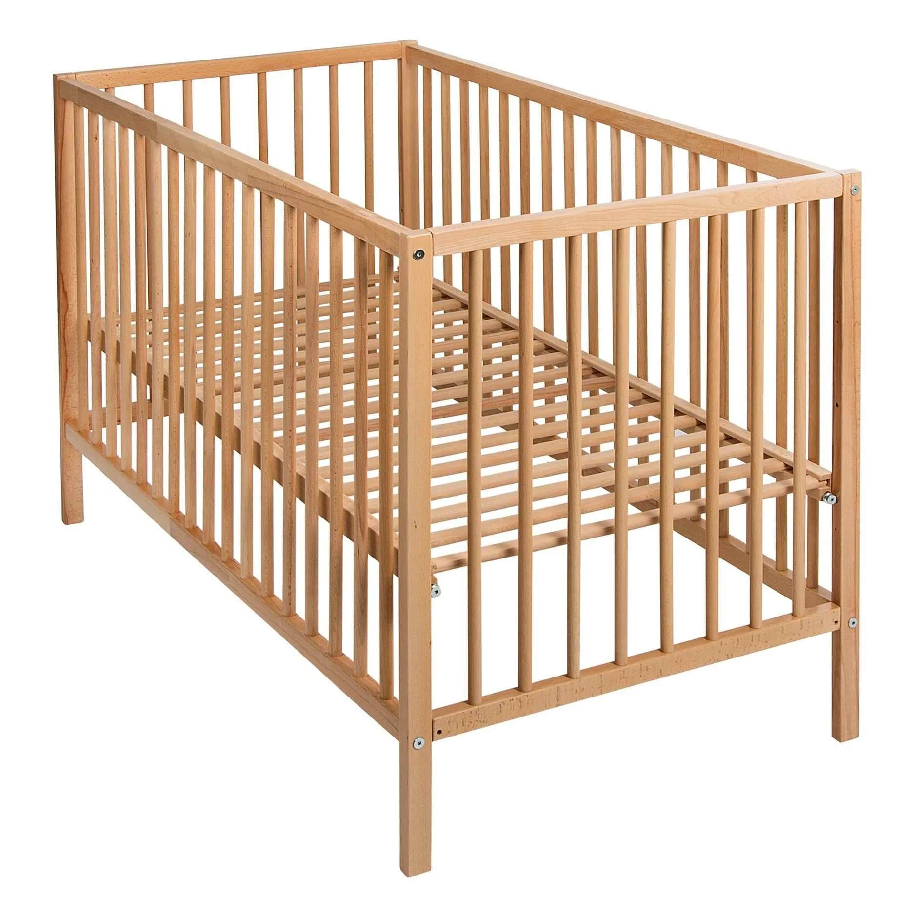 Lit bébé Lina 60x120 cm | Bois clair- Image produit n°3