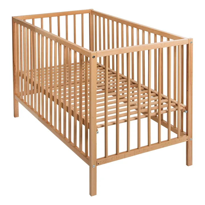 Lit bébé Lina 60x120 cm | Bois clair- Image produit n°3