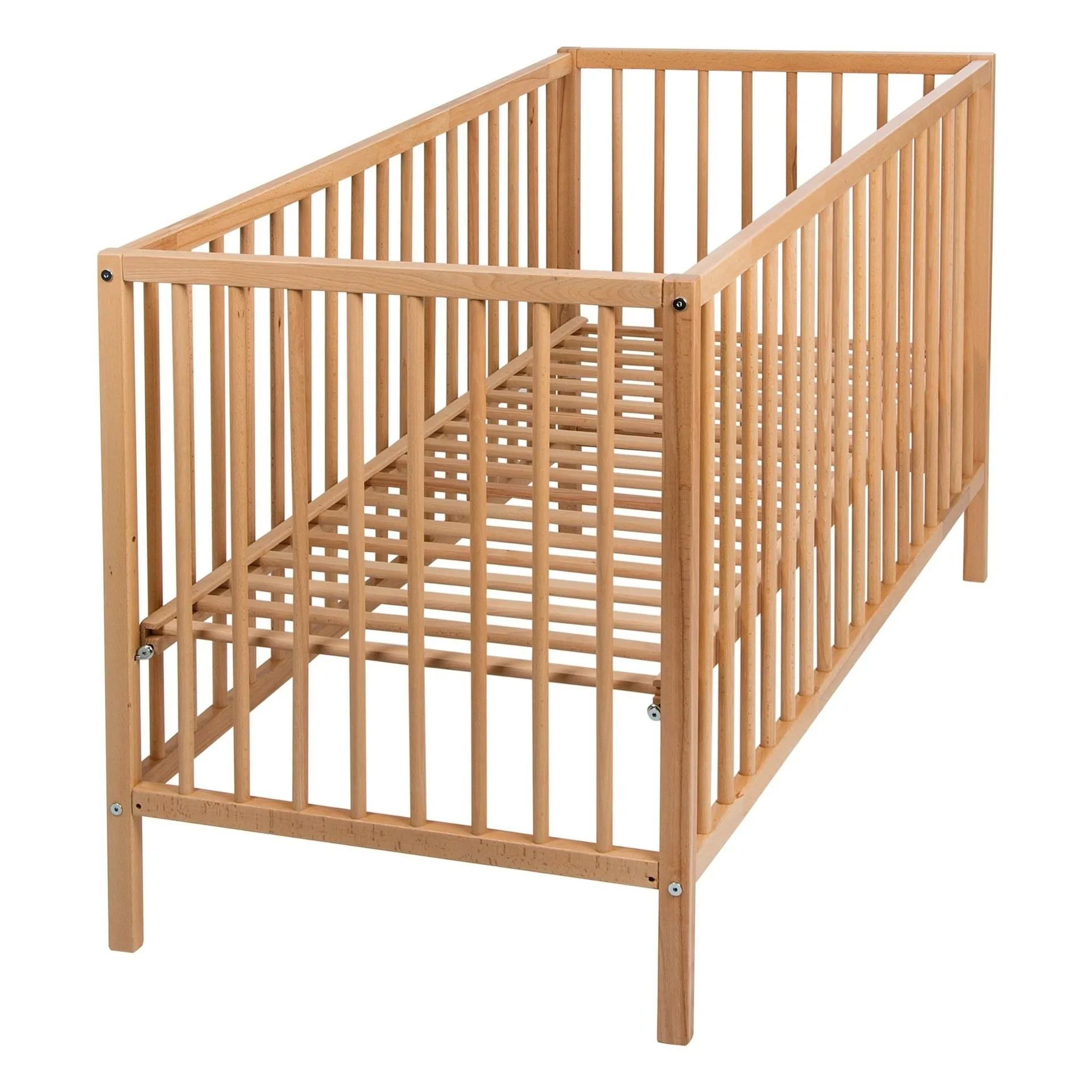 Lit bébé Lina 60x120 cm | Bois clair- Image produit n°2