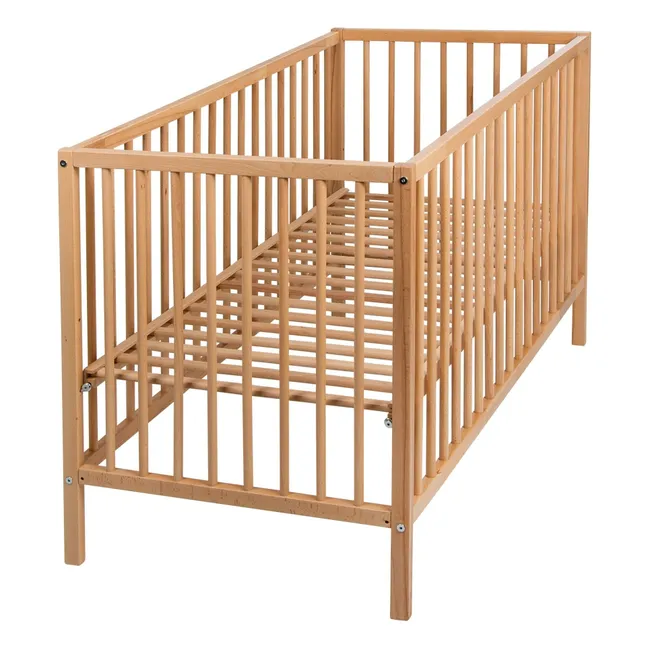 Lit bébé Lina 60x120 cm | Bois clair