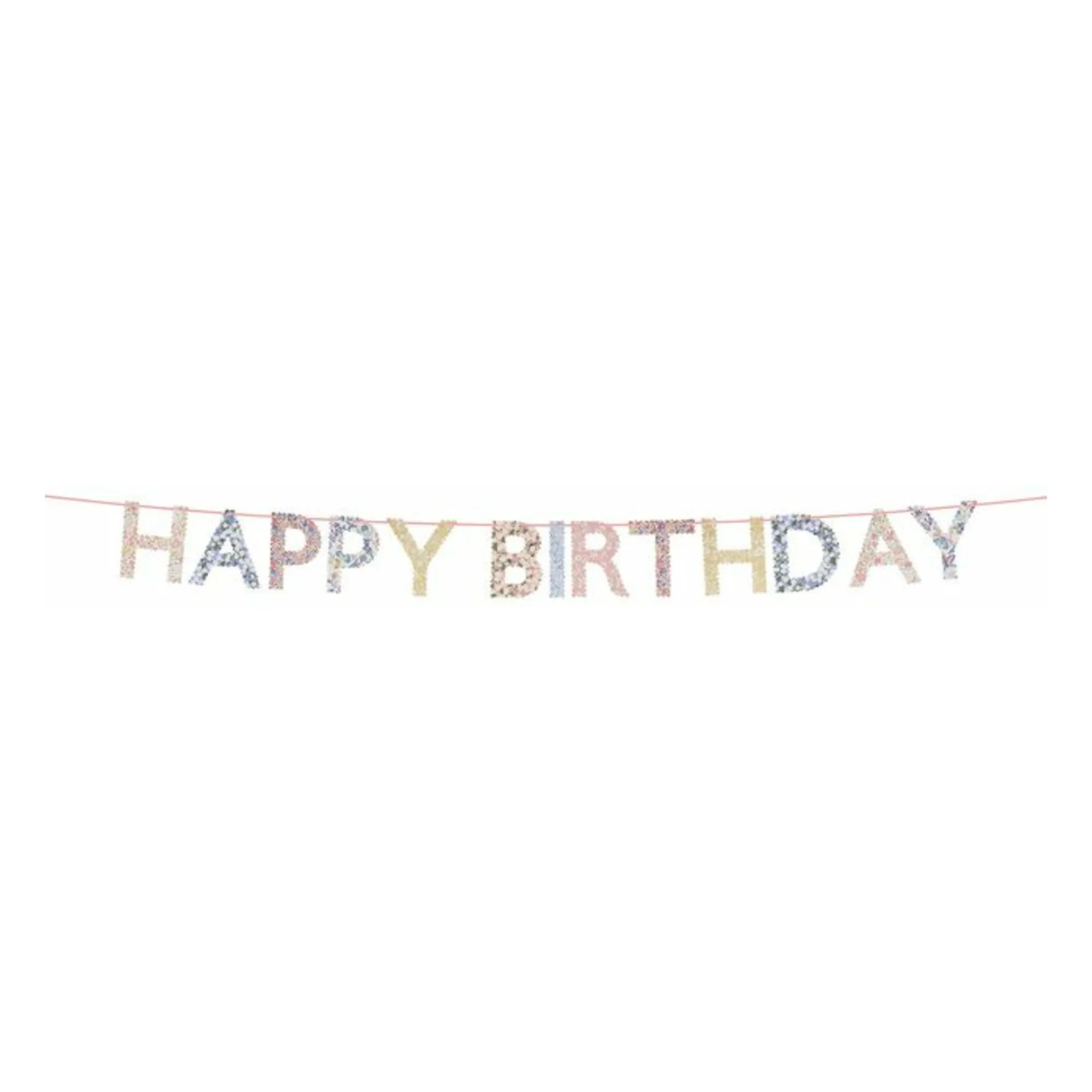 Meri Meri Multicoloured Happy Birthday Garland - X Liberty