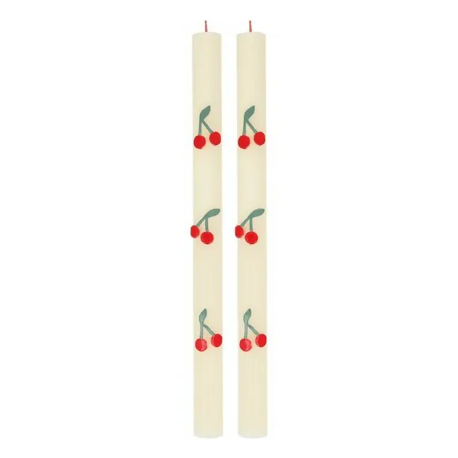 Cherry-Kerzen - 2er-Set