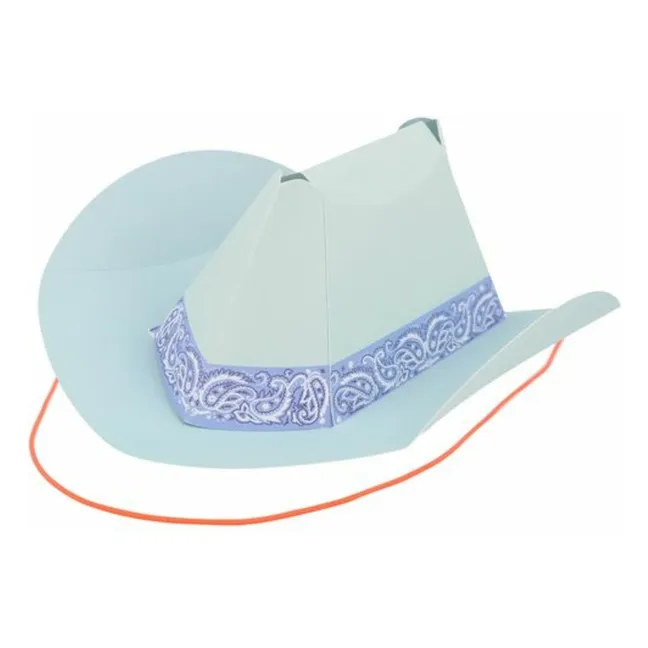 Chapeaux de fête Western - Set de 8