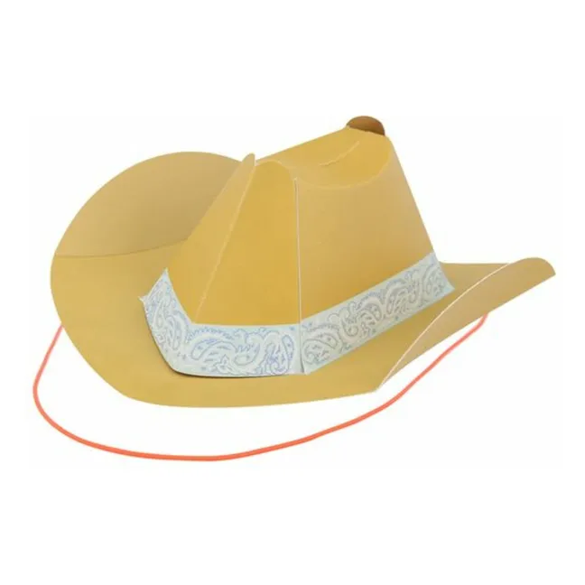 Chapeaux de fête Western - Set de 8