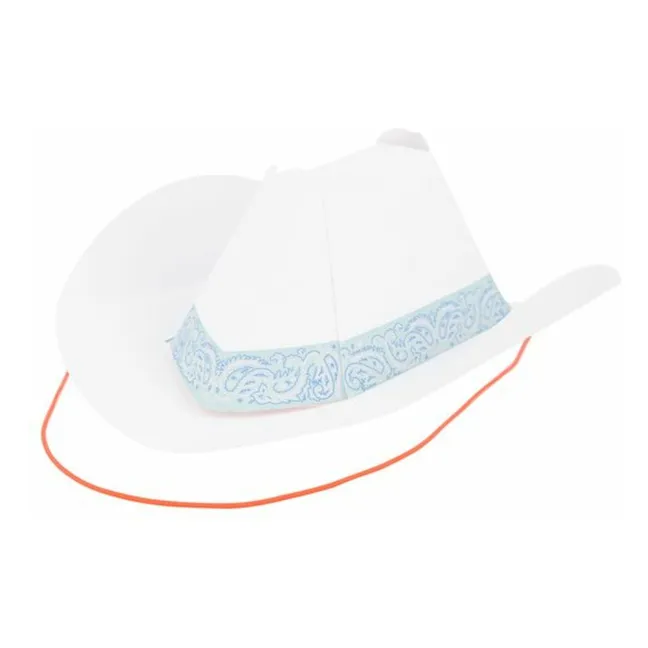 Chapeaux de fête Western - Set de 8