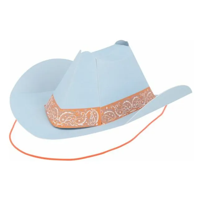 Chapeaux de fête Western - Set de 8