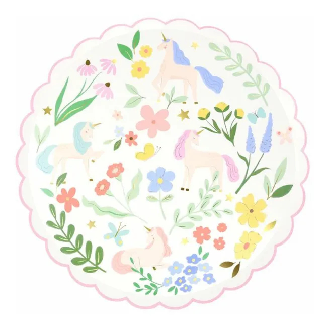 Platos Meadow Unicorn - Lote de 8