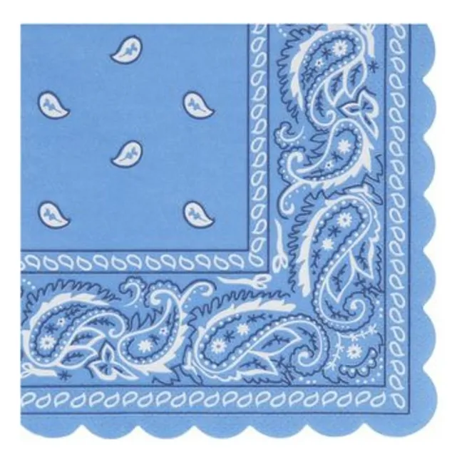 Kleine Papierservietten Western - 16er-Set