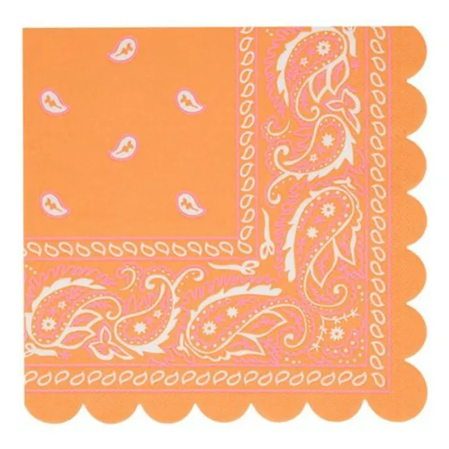 Western paper napkins - Set of 16