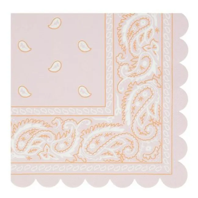 Western paper napkins - Set of 16